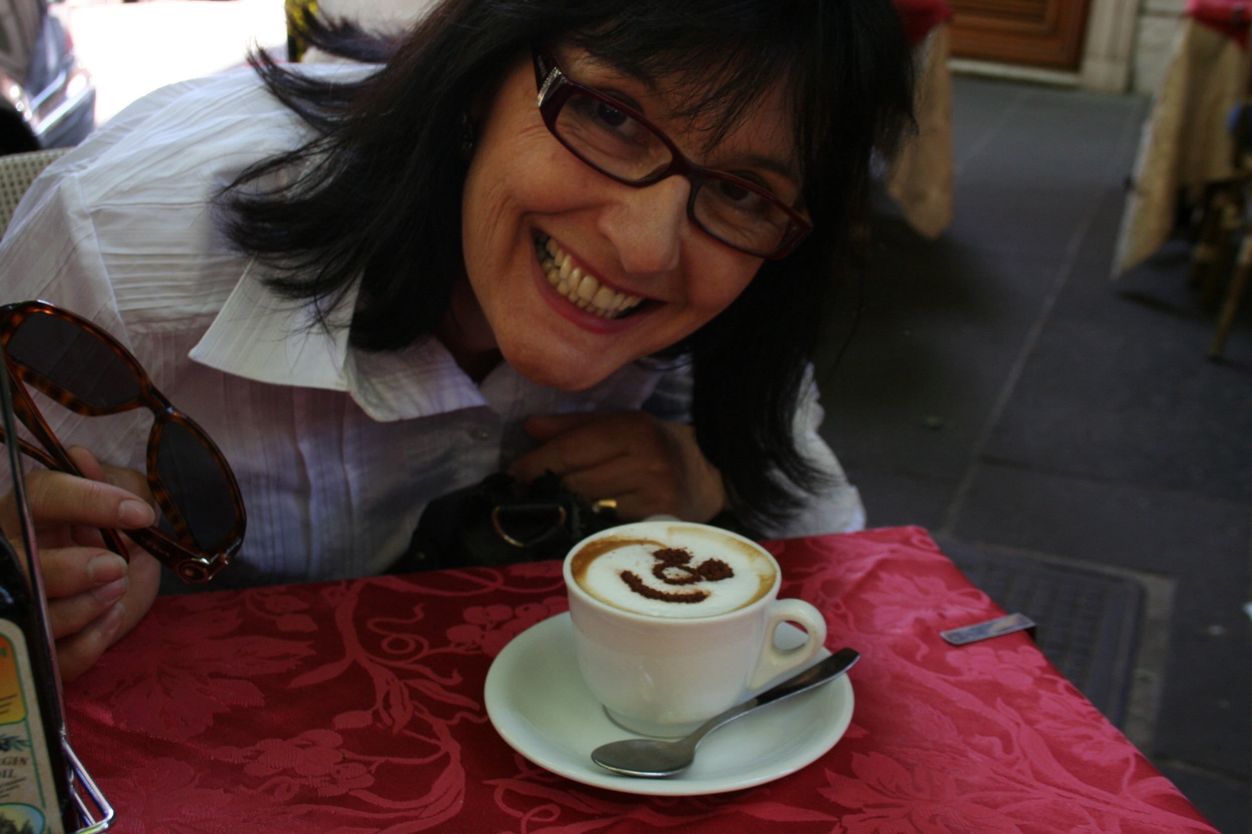Christine Pearce loves coffee